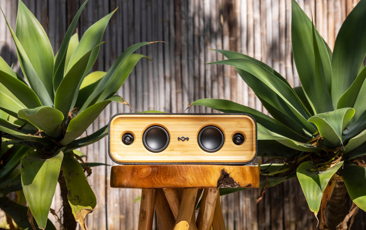 House of marley Bluetoothスピーカー ウッド調 House of Marley Roots Waterproof Bluetooth Speaker