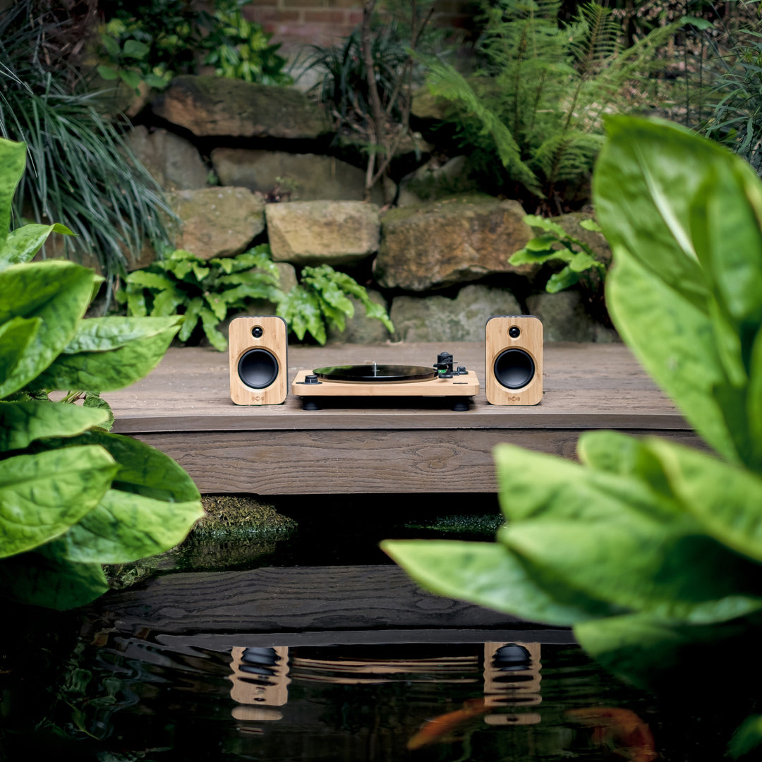 Stir It Up Lux Wireless Turntable  & Get Together Duo Speaker Bundle