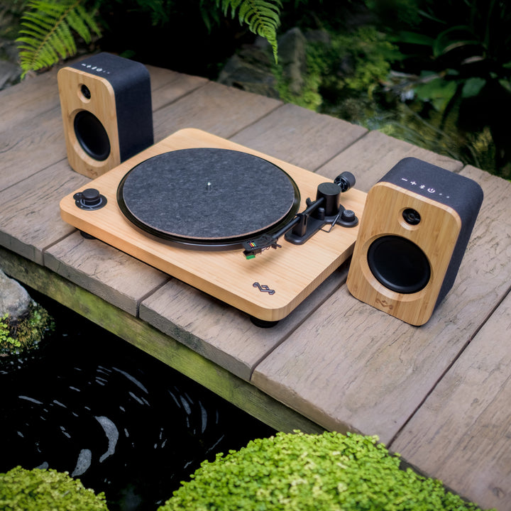 Stir It Up Lux Wireless Turntable  & Get Together Duo Speaker Bundle