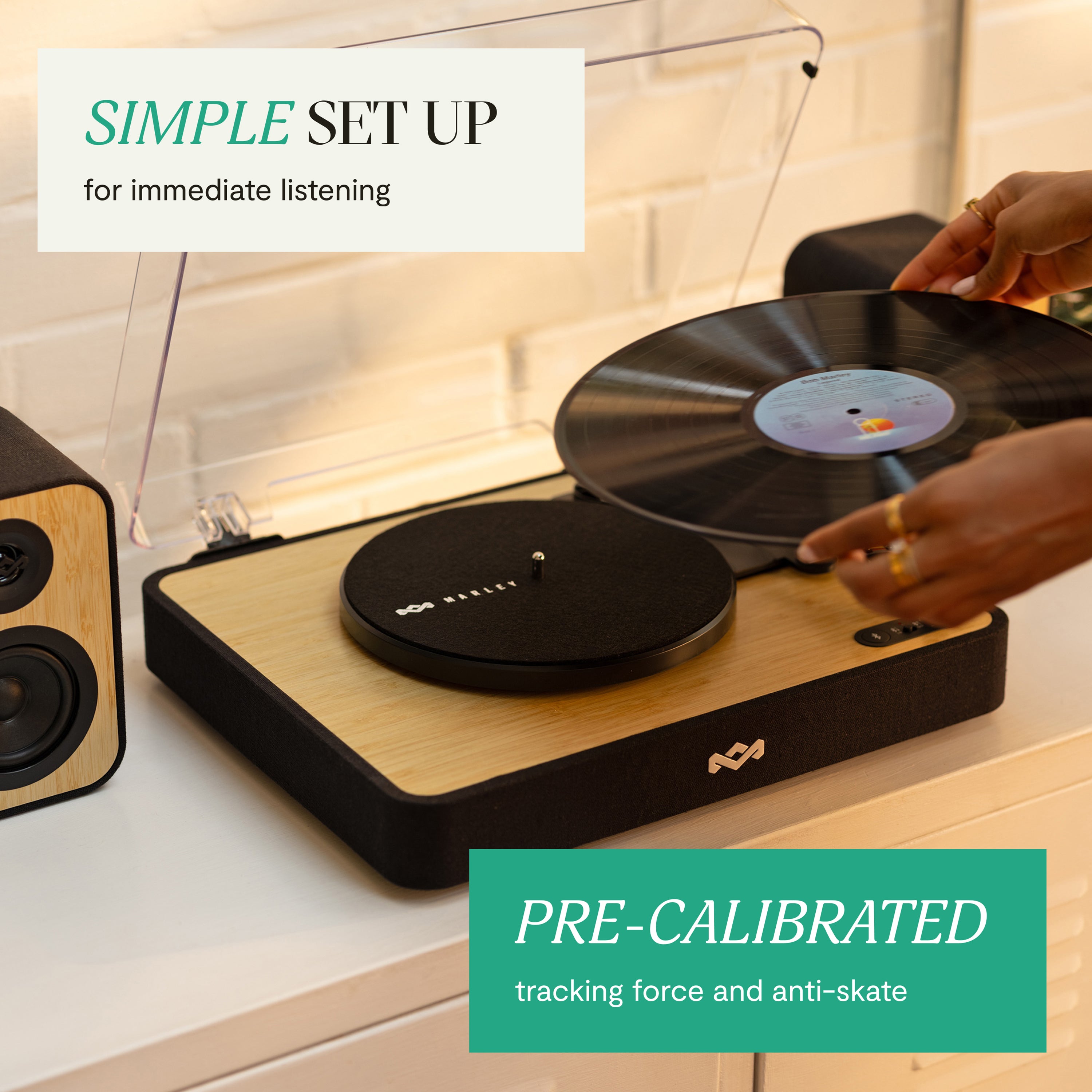 Revolution Turntable and Speakers | House of Marley