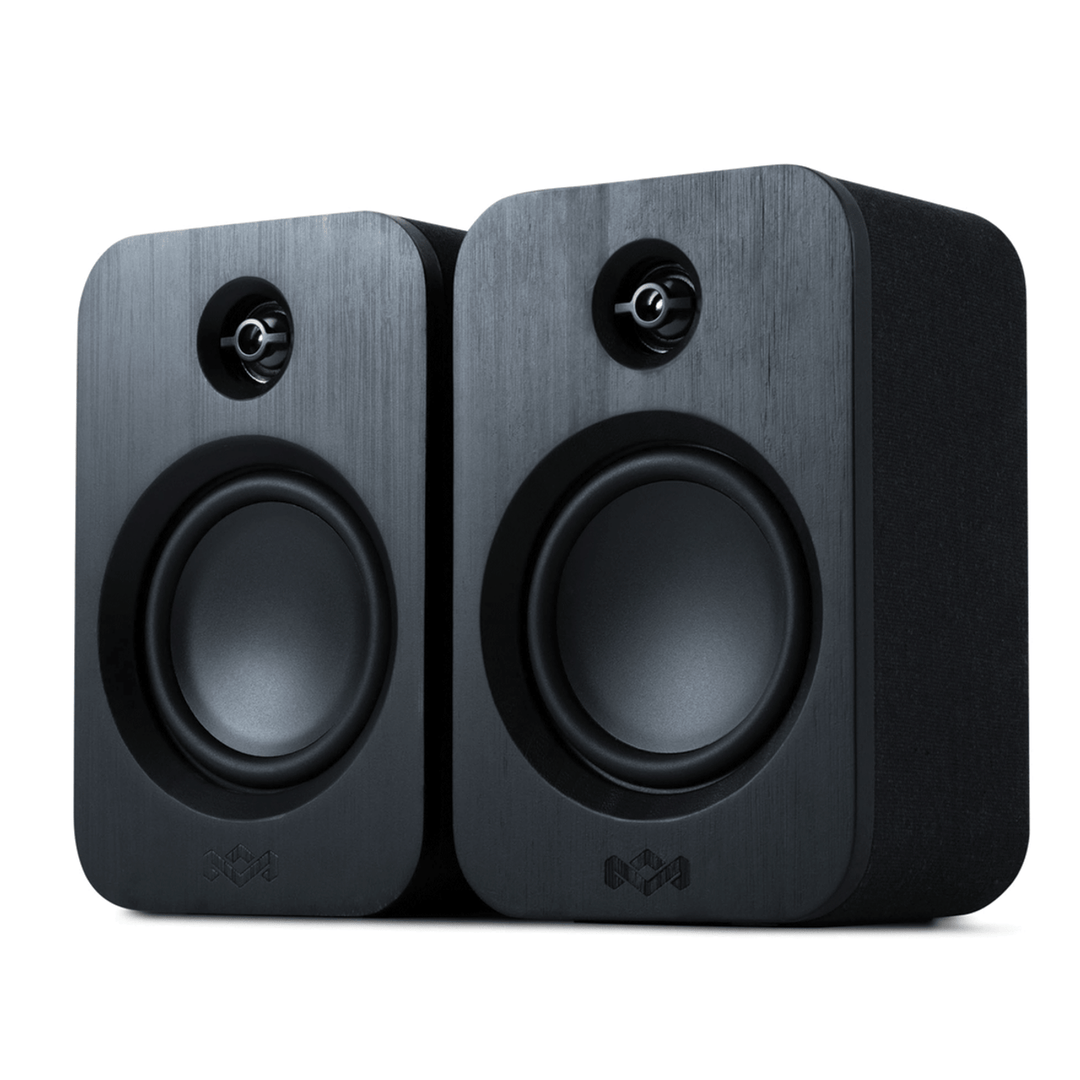 House of Marley - Get Together Duo Bluetooth® Bookshelf Speaker - Black Edition