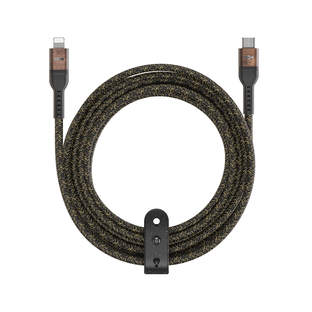 1.5 Meters | 3 Meters | House of Marley REWIND® USB-C to Lightning Charging Cables