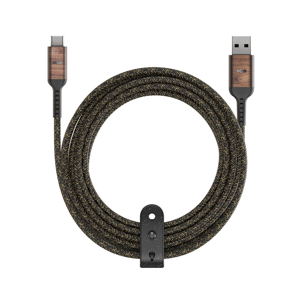 House of Marley REWIND® USB-C to USB-A Charging Cable - 3M