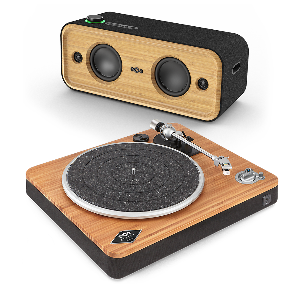 Stir It Up Wireless Turntable & Get Together 2 XL Bluetooth Speaker Bundle