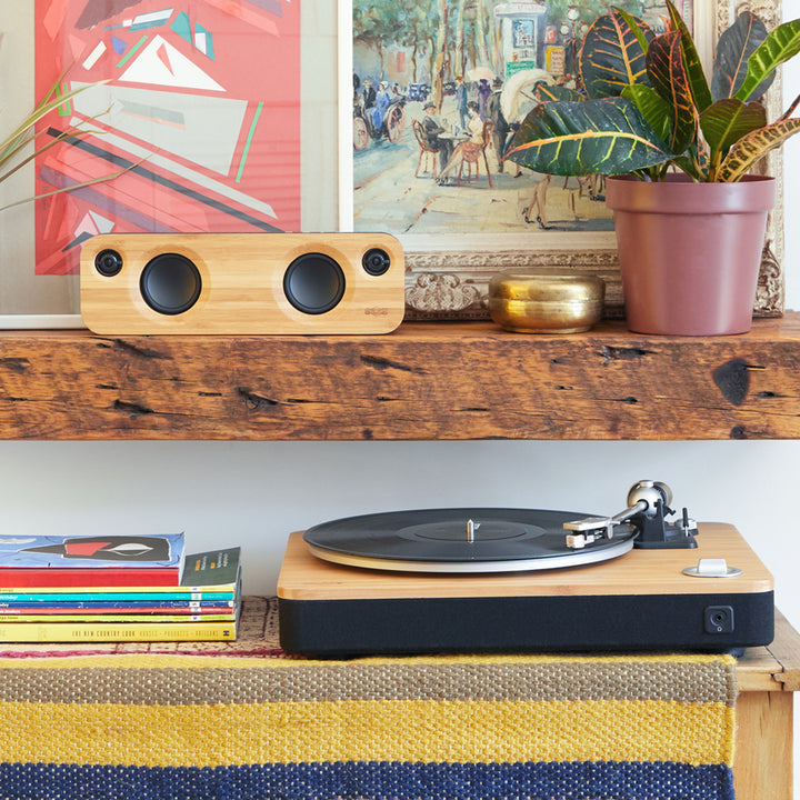 Stir It Up Turntable Vinyl Record Player Built in Amp USB - House of Marley