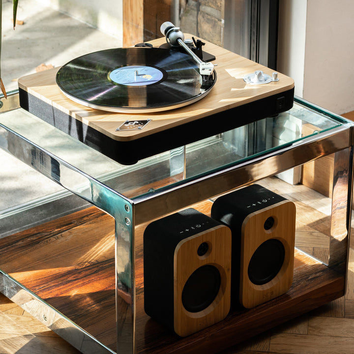 Stir It Up Wireless Turntable & Get Together Duo Bundle - Pair the House of Marley Stir It Up Wireless Turntable to our Get Together Duo Bookshelf Speakers - The House of Marley