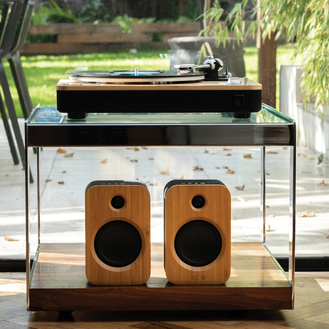 Stir It Up Wireless Turntable & Get Together Duo Bundle - Pair the House of Marley Stir It Up Wireless Turntable to our Get Together Duo Bookshelf Speakers - The House of Marley