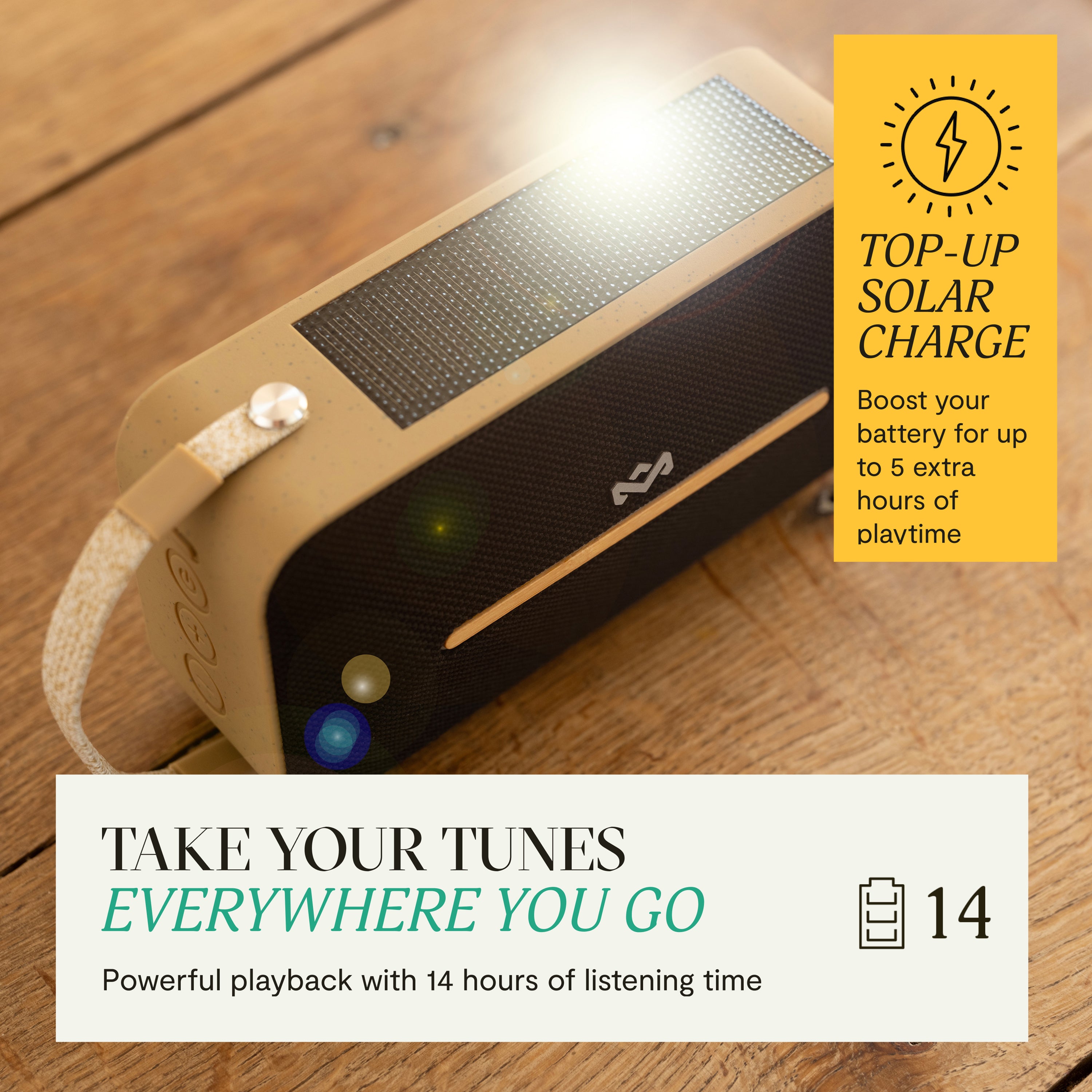 Rise Up Solar Bluetooth Speaker | The House of Marley